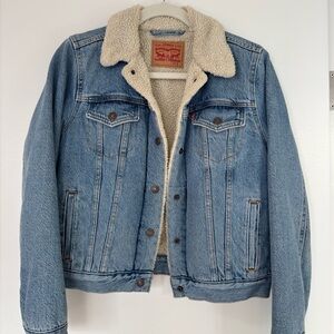 Levi Fur Lined Jean Jacket